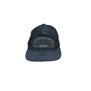Patagonia Fly Catcher Hat SnapBack Cap Corduroy Blue Wild Fish Places Men OS
